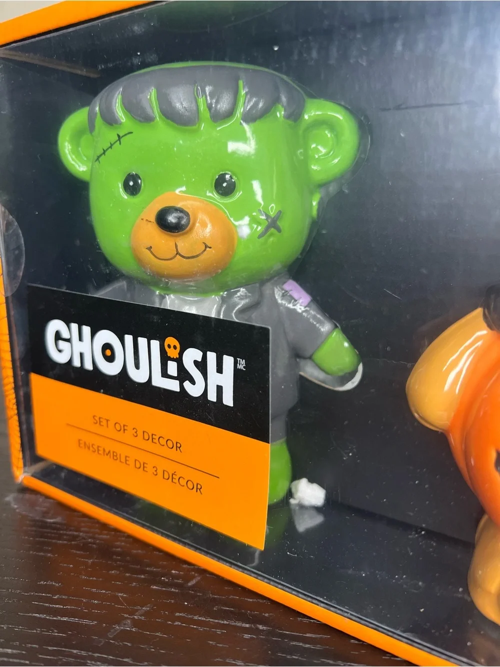 NEW Ghoulish Set of 3 Halloween Bears in Costumes Decor